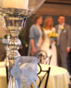 Ivy House Silver candle holder for table centerpieces