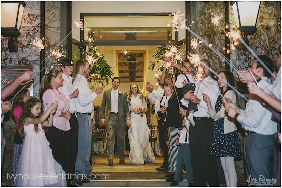 sparkler sendoff can be included at wedding venues in salt lake city