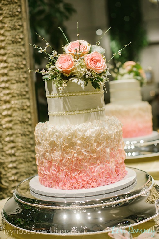 Wedding Reception two-tier cake