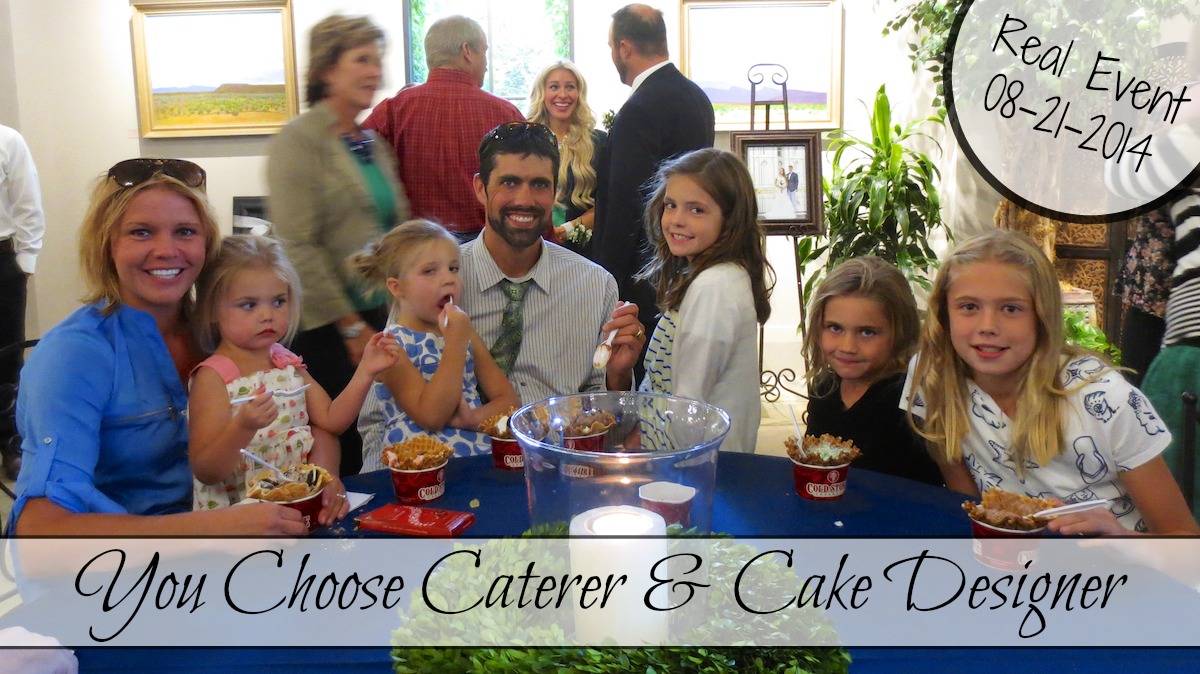 Choose your caterer at utah wedding venues